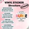 (3Pcs) I Became A Nurse for The Money and The Fame Sticker Funny Nurse Life Stickers for Laptop Water Bottle Tumbler Journal Vinyl Decal Humor Quote Gifts for Students Size 3 Inch view 4