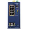 IGS-10020PT Industrial 8-Port 10/100/1000T 802.3at PoE + 2-Port 1G/2.5G SFP Managed Switch view 2