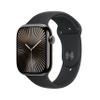 Apple Watch Series 10 [GPS + Cellular 46mm case] Smartwatch with Slate Titanium Case with Black Sport Band - M/L. Fitness Tracker, ECG App, Always-On Retina Display, Water Resistant view 1