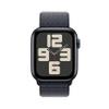 Apple Watch SE (2nd Gen) [GPS + Cellular 44mm] Smartwatch with Midnight Aluminum Case with Ink Sport Loop One Size. Fitness and Sleep Trackers, Crash Detection, Heart Rate Monitor, Carbon Neutral view 2