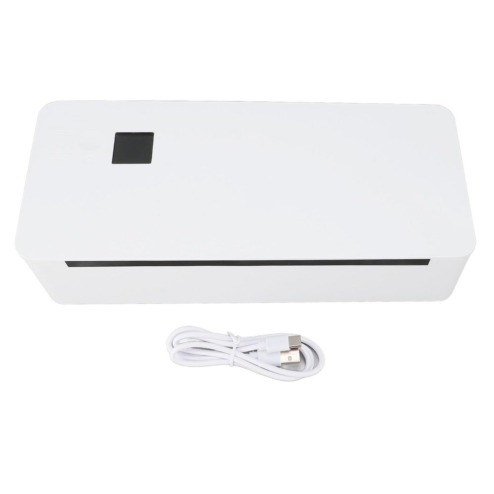 Portable BT Thermal Printer, A4 Thermal Printer, Miniature Home Print Machine for Office Home Study, with BT Connectivity, Compact and Portable