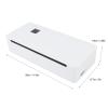 Portable BT Thermal Printer, A4 Thermal Printer, Miniature Home Print Machine for Office Home Study, with BT Connectivity, Compact and Portable view 2