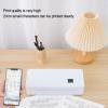Portable BT Thermal Printer, A4 Thermal Printer, Miniature Home Print Machine for Office Home Study, with BT Connectivity, Compact and Portable view 3