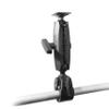 ARKON Mounts RoadVise Clamp Mount with AMPS Mounting Plate and 5.75 Arm | Super Clamp Mount with Ballhead | Desk Table Mount | Handlebar Clamp with Double Ball Head | Clamp Arm for Chairs, and Poles view 2