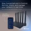 UNpkl ICHI AX3000 WiFi 6 Router, Dual-Band Gigabit Wireless Internet Router with EasyMesh, 6 High-Gain Antennas, Parental Controls, OFDMA/MU-MIMO, WPA3 Security, Long-Range Home WiFi Coverage view 3