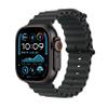 Apple Watch Ultra 2 [GPS + Cellular 49mm] Smartwatch, Sport Watch with Black Titanium Case with Black Ocean Band. Fitness Tracker, Precision GPS, Action Button, Extra-Long Battery Life view 1