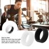 VBESTLIFE Silicone Smart Ring Protector, Thin Lightweight Skin Friendly Elastic Case 2pcs Black and White, Compatible with All Smart Rings (S) view 2