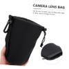 Angoily 2pcs Neoprene Lens Pouch Bag Shockproof Thermal Insulation Protector for Camera Lenses up to Compact and Lightweight Design for Professional and Hobbyist Photographers view 2
