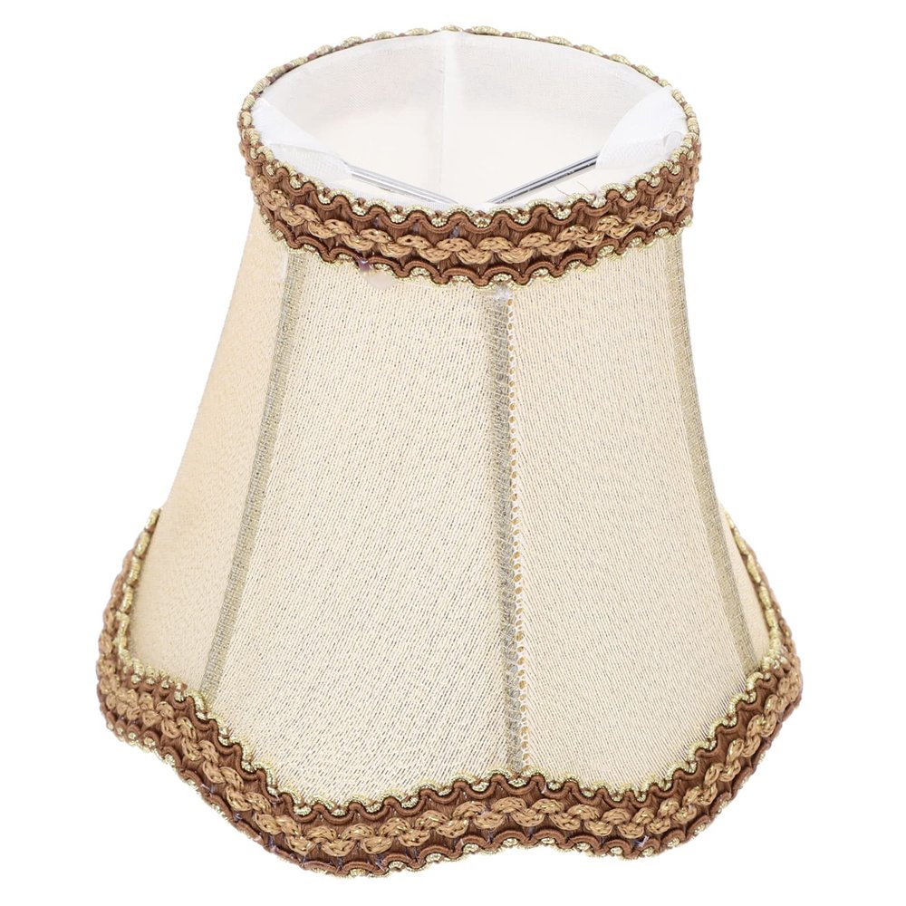 WOONEKY Pattern Lampshade Fringed Lamp Shade Light Accessory for Living Room Bedroom Office