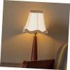 WOONEKY Pattern Lampshade Fringed Lamp Shade Light Accessory for Living Room Bedroom Office view 3