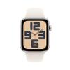 Apple Watch SE (2nd Gen) [GPS 44mm] Smartwatch with Starlight Aluminum Case with Starlight Sport Band M/L. Fitness and Sleep Trackers, Crash Detection, Heart Rate Monitor, Retina Display view 2
