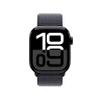 Apple Watch Series 10 [GPS + Cellular 42mm case] Smartwatch with Jet Black Aluminum Case with Ink Sport Loop. Fitness Tracker, ECG App, Always-On Retina Display, Carbon Neutral view 3