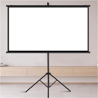Anti Crease Projection Movie Screen Portable Easy to Install Lightweight Carry Screen with Stand