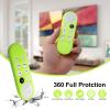 2 Pack Remote Cover Compatible with 2020 Chromecast with Google TV Voice Remote, Anti Slip Silicone Case Cover (Green Glow & Blue Glow) view 3