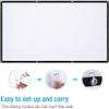 High Brightness Projector Screen 16:9 Fabric Projection Screen Foldable view 3