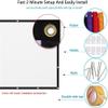 High Brightness Projector Screen 16:9 Fabric Projection Screen Foldable view 4