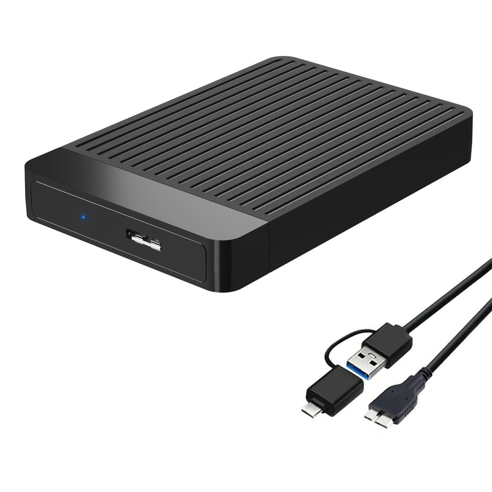 Tianken 500GB Ultra Slim Portable External Hard Drive 2.5'' USB 3.0 HDD Storage for Mac, PC, Laptop, PS4, Xbox one