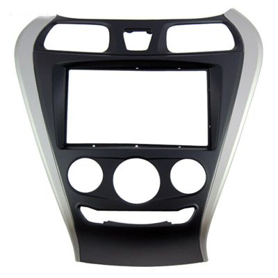Carbon Fiber Car Center Console Air Vent Condition 2DIN Android Car Audio Frame Fasxia/Fit for HYUNDAI EON 2012 Car Stereo GPS Navigation Mount Kit Trim Panel Car Stereo Dash Radio Fascia Kit Install