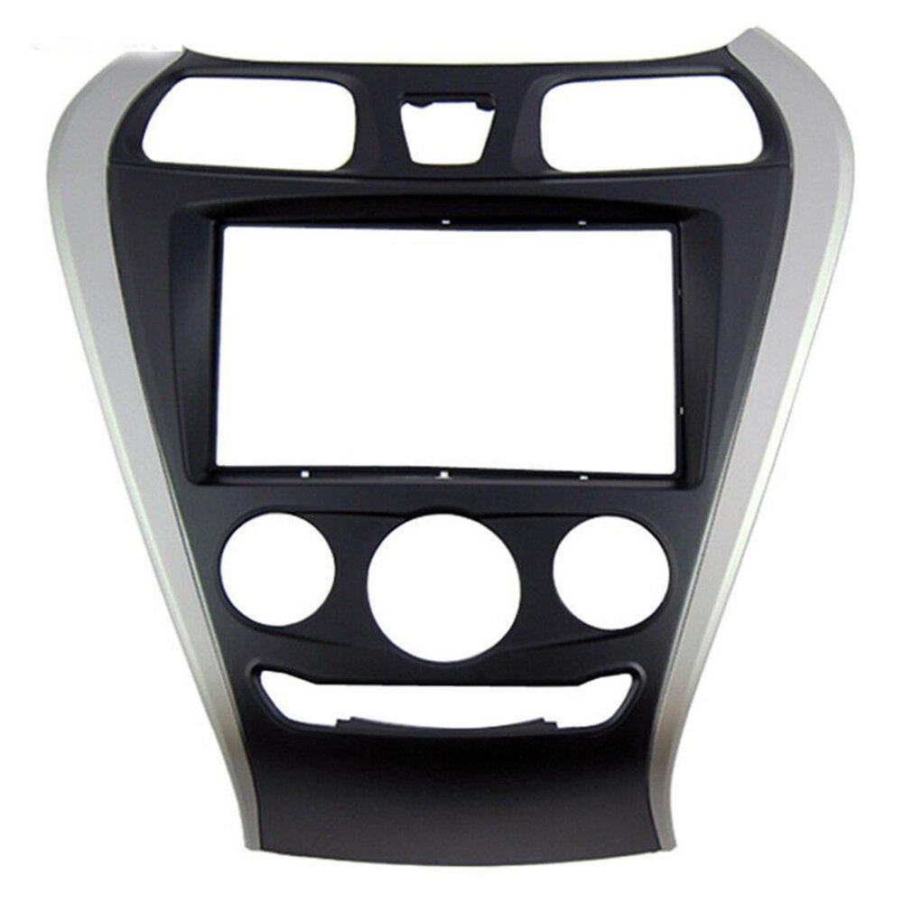 Carbon Fiber Car Center Console Air Vent Condition 2DIN Android Car Audio Frame Fasxia/Fit for HYUNDAI EON 2012 Car Stereo GPS Navigation Mount Kit Trim Panel Car Stereo Dash Radio Fascia Kit Install