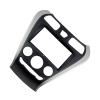 Carbon Fiber Car Center Console Air Vent Condition 2DIN Android Car Audio Frame Fasxia/Fit for HYUNDAI EON 2012 Car Stereo GPS Navigation Mount Kit Trim Panel Car Stereo Dash Radio Fascia Kit Install view 3