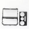 JNOEEDWN 9 Inch Car Frame Fascia Adapter Canbus Box Android Radio Dash Fitting Panel Kit Compatible with Toyota Prado 120 Land Cruiser Lexus GX470(Only Frame) view 3