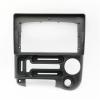 Carbon Fiber Car Center Console Air Vent Condition Audio 9" Big Screen Adapter Car Radio DVD Player Fascias Frame/Fit For Hyundai Santro 2006-2015 2Din Dash Fitting Panel Frame Kit Car Stereo Dash Ra view 1