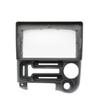 Carbon Fiber Car Center Console Air Vent Condition Audio 9" Big Screen Adapter Car Radio DVD Player Fascias Frame/Fit For Hyundai Santro 2006-2015 2Din Dash Fitting Panel Frame Kit Car Stereo Dash Ra view 2