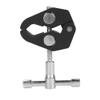 Aluminum Alloy Large Crab Clamp Clip, Adjustable Camera Monitor Mount with Anti Slip Rubber Pad for Various Cameras, Camcorders, and Flashlight view 1