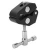 Aluminum Alloy Large Crab Clamp Clip, Adjustable Camera Monitor Mount with Anti Slip Rubber Pad for Various Cameras, Camcorders, and Flashlight view 2