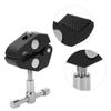 Aluminum Alloy Large Crab Clamp Clip, Adjustable Camera Monitor Mount with Anti Slip Rubber Pad for Various Cameras, Camcorders, and Flashlight view 3