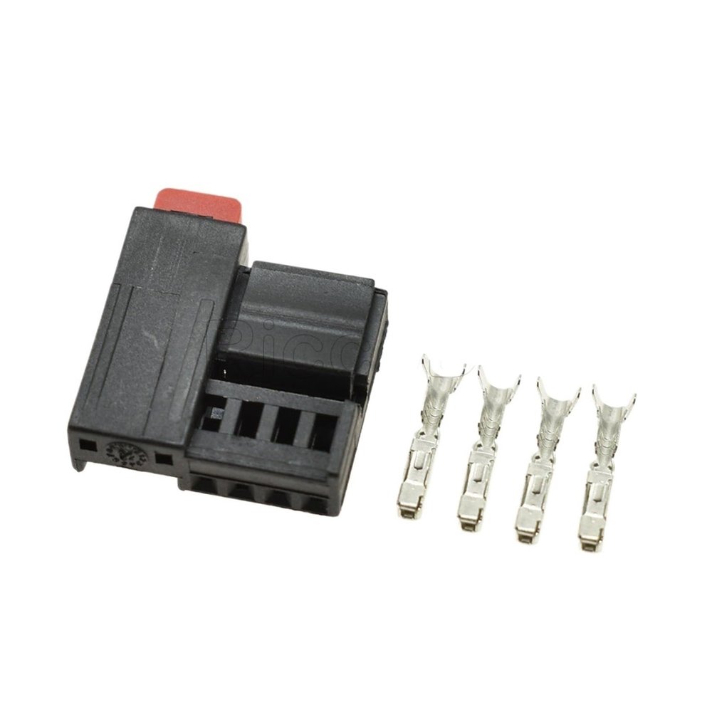 1-20Kits 4Pins Female Male Eectronic Lock p/Lug Connector 3G0972704 Compatible with The ELV Steering Column DJ7048YB-0.6-11 DJ7048YB-0.6-21(Female Set,10Sets)