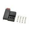 1-20Kits 4Pins Female Male Eectronic Lock p/Lug Connector 3G0972704 Compatible with The ELV Steering Column DJ7048YB-0.6-11 DJ7048YB-0.6-21(Female Set,10Sets) view 1