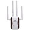 HOSAYA WiFi Extender WiFi Repeater Signal Booster for Area Up to 10000 sq.ft and 50 Devices, External WiFi Antenna x 4, RJ45 Port x 1, WPS, WiFi Range Extender, WiFi Amplifier, AP,Easy one Key Setup view 2