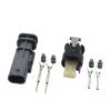 1-20Kits Female Male 2 Pin Auto Waterprof Connector 2-1718643-1 Wiring Harness p/Lug Cable Electric p/Lug 2112985 DJ7023WC-1.2-11/21(Male Female,10Sets) view 1