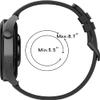 2 Pack Waterproof Bands Compatible with Amazfit Active 2 Band, Soft Silicone Replacement Band for Amazfit Bip 3/3 Pro/Bip U,U Pro/GTR mini, GTS/GTS 4/4 mini/3/2/2e/2 mini Smartwatch (Black/Black) view 3