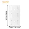 Luvilly Self Adhesive Power Strip Holder, White, 8 Pack view 2