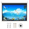 60inch 72inch Projector Screen Projection Screen Manual Pull Down HD Screen Public Display Screen 178 Viewing Movie Screens for Home Cinema Theater Presentation Education Public Display(4:3,60inch) view 1