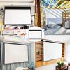 60inch 72inch Projector Screen Projection Screen Manual Pull Down HD Screen Public Display Screen 178 Viewing Movie Screens for Home Cinema Theater Presentation Education Public Display(4:3,60inch) view 2
