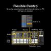 Osee GoStream Deck Video Switcher Converters Multiple Live Streaming Audio Mixer with 4 HDMI Inputs and 2 HDMI Outputs Support NDI Updatable view 3
