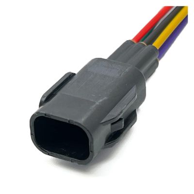 Sumitomo 6 Pin Auto Reversing Radar Probe Plug Wiring Harness Connector 12382 6189-1142 6189-7042 Compatible With Toy~ta R~V4 Corolla(6Pin Male)