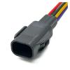 Sumitomo 6 Pin Auto Reversing Radar Probe Plug Wiring Harness Connector 12382 6189-1142 6189-7042 Compatible With Toy~ta R~V4 Corolla(6Pin Male) view 1