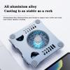 Laptop Stand, 360 Swivel, 180 Fan Cooling, 5~30cm Height Adjustable, up to 16' Laptop (Silver) view 4