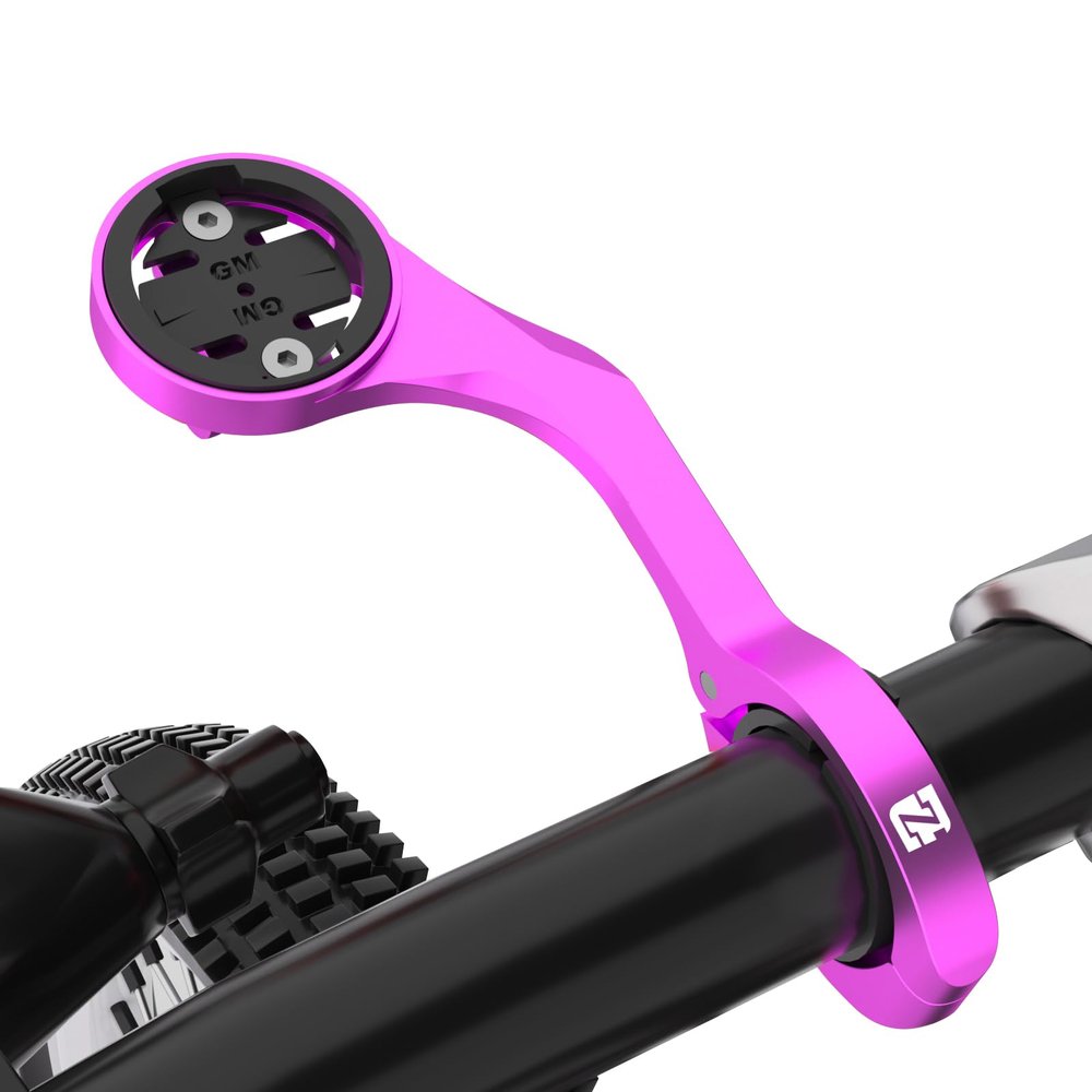 Bike Computer Mount,Out Front Cycling Computer Mount with Adapter Work for Garmin,for Wahoo,for Cateye,for Bryton,Cycling Computer Holder for Sport Camera & Lights,Fit for 25.6mm & 31.8mm Handlebars