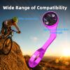 Bike Computer Mount,Out Front Cycling Computer Mount with Adapter Work for Garmin,for Wahoo,for Cateye,for Bryton,Cycling Computer Holder for Sport Camera & Lights,Fit for 25.6mm & 31.8mm Handlebars view 3