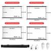 Manual Pull-Down Projector Screen, 60-inch 72-inch Roll-Down Widescreen Manual Projection Screen, Adjustable HD Screen Wall Mount Video Projection Screens 4:3 16:9 4K 3D(4:3,72inch) view 2