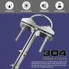 16 Inch SUS304 Stainless Steel Mast Wall Mount Clamp - Windproof Antenna Mounting Bracket for TV Mast view 3