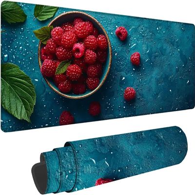 Large Extended Gaming Mouse Pad Mousepad Non-Slip Rubber Base Extra Large Cool XL XXL Computer Desk Pad Gaming Accessories Light Up Extended Big Mouse Pad for Gamer Office & Home 48"x24" Red Leaf 8-G
