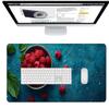 Large Extended Gaming Mouse Pad Mousepad Non-Slip Rubber Base Extra Large Cool XL XXL Computer Desk Pad Gaming Accessories Light Up Extended Big Mouse Pad for Gamer Office & Home 48"x24" Red Leaf 8-G view 2