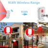 Door Chime, USUPERINK 4SET Motion Sensor Alarm, Wireless Driveway Alarm Security for Business Entry, Store Door Entry Bell, Motion Sensor Detect Alarm, Caregiver Reminder for Elderly, Visitor Bell view 3