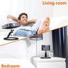 360 Degree Adjustable Projector Desktop Stand Aluminum Projector Mount Base Table Projector Bracket Holder for Nebula XGIMI VANKYO Jinhoo AuKing Epson BenQ PVO TMY Video Projectors (Black) view 2